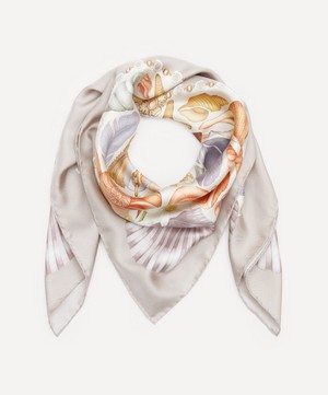 Emily Carter - The Shell and Starfish 90x90 Silk Scarf image number 1