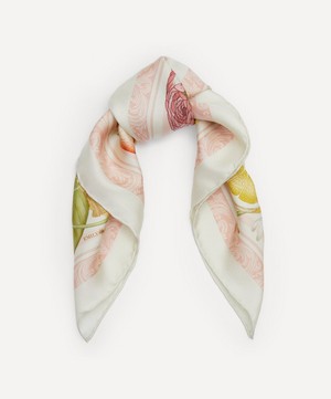 Emily Carter - The Rose and Lemon 45x45 Silk Scarf image number 1