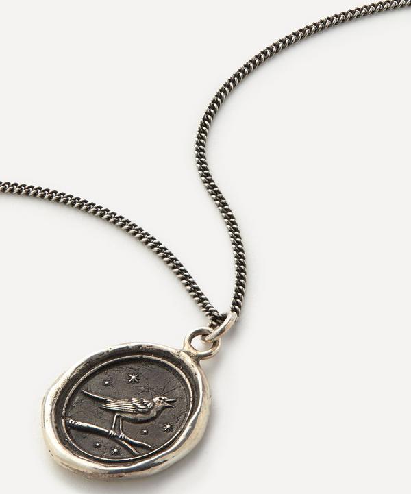 Pyrrha - Sterling Silver Nightingale Pendant Necklace