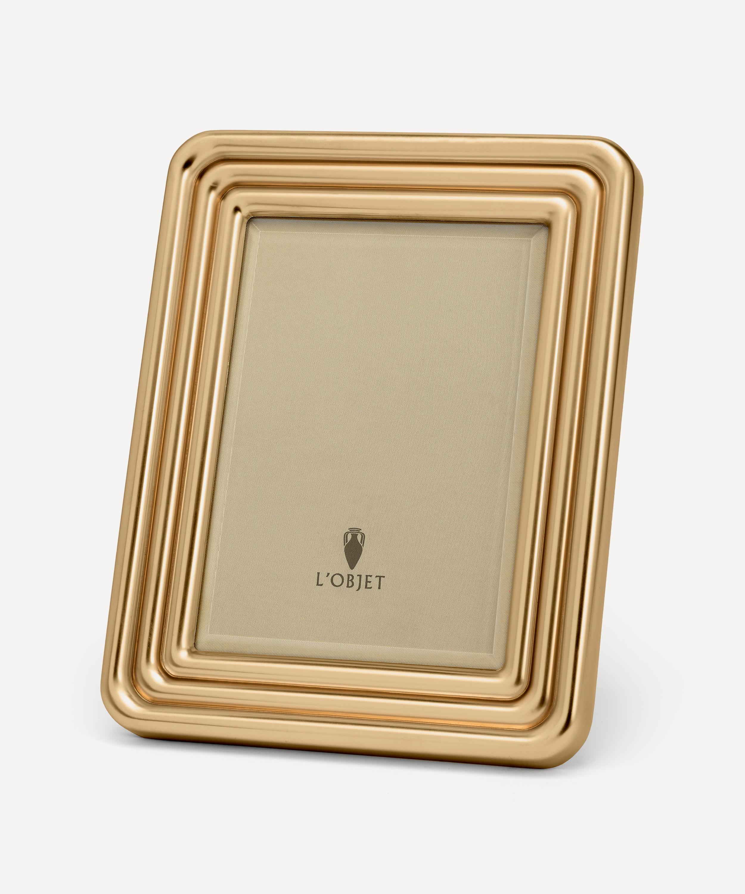L'Objet - Concorde Gold-Plated 5x7 Photo Frame image number 0