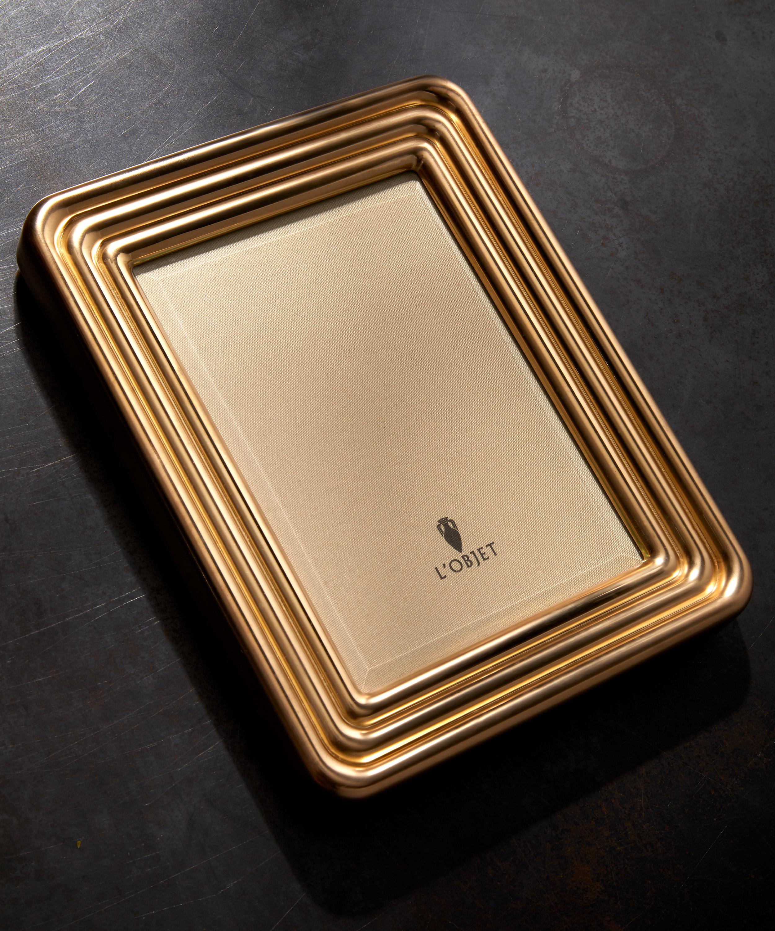 L'Objet - Concorde Gold-Plated 5x7 Photo Frame image number 1
