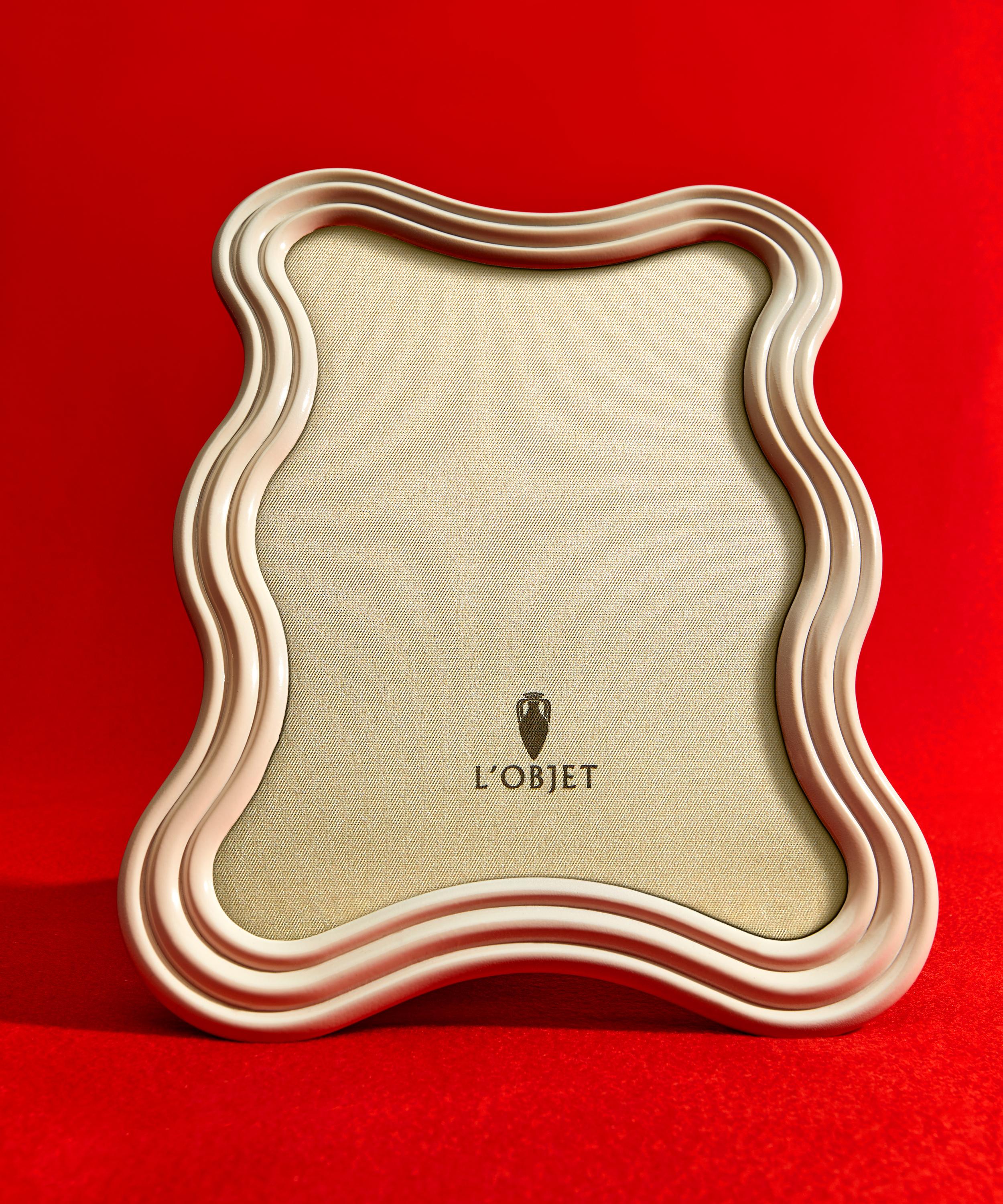 L'Objet White Ripple 4 x 6 Photo Frame - Frames