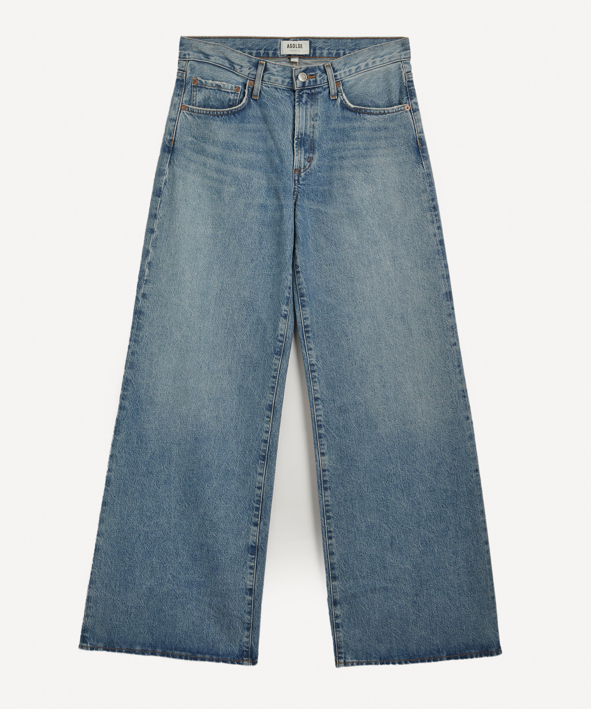 AGOLDE Clara Low-Rise Baggy Flare Jeans