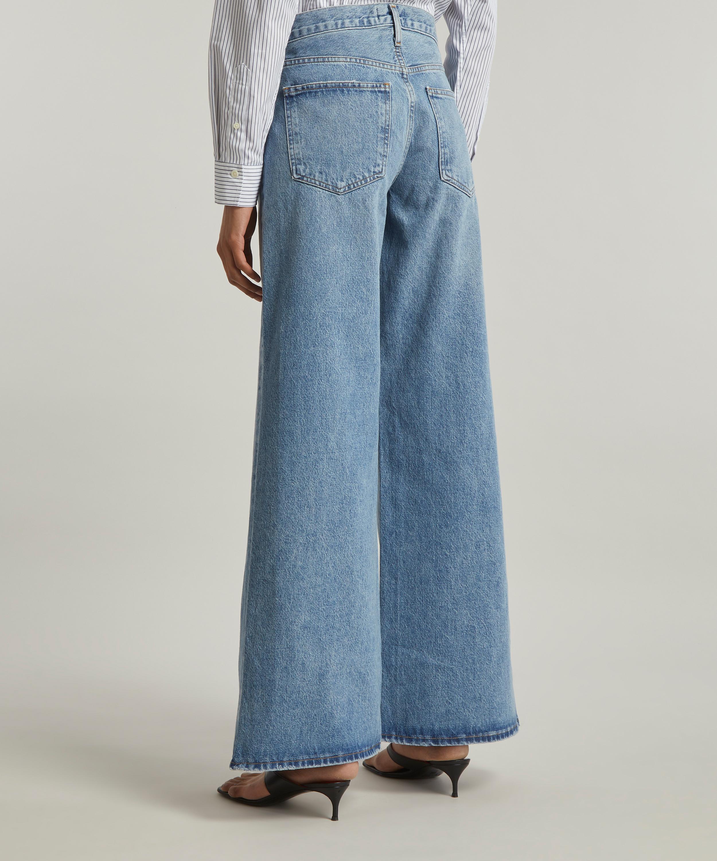 AGOLDE Clara Low-Rise Baggy Flare Jeans