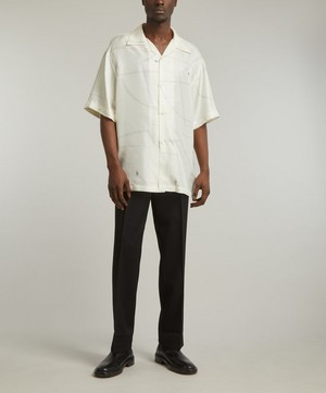 Róhe - Silk Camp Collar Short-Sleeve Shirt image number 1