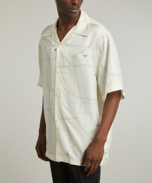 Róhe - Silk Camp Collar Short-Sleeve Shirt image number 2