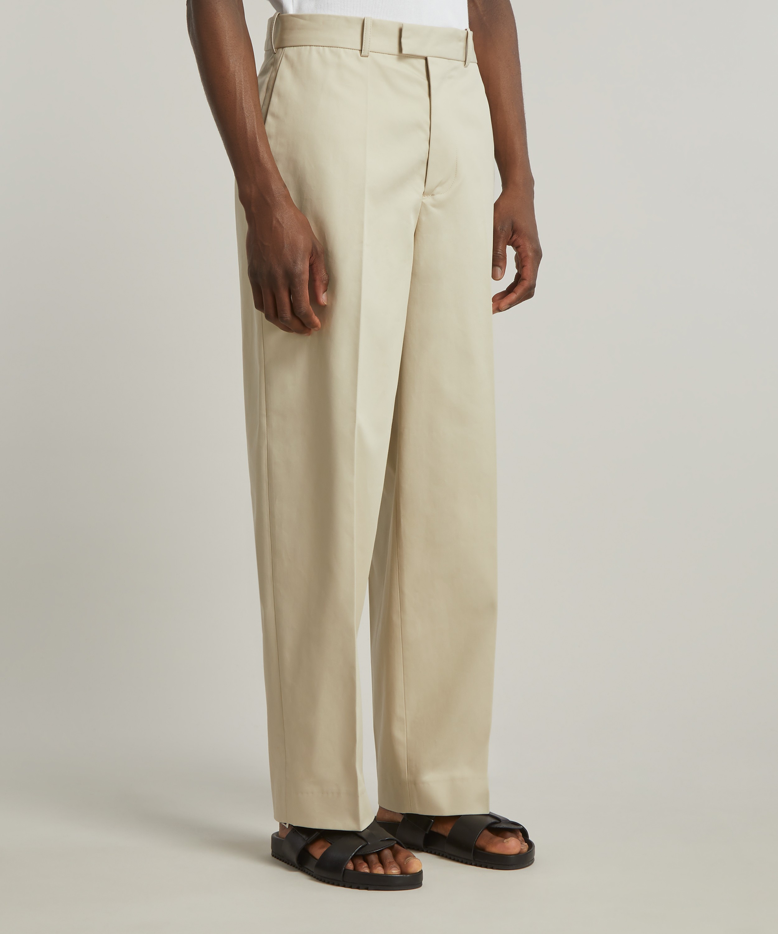 Róhe - Wide Leg Chino Trousers image number 2