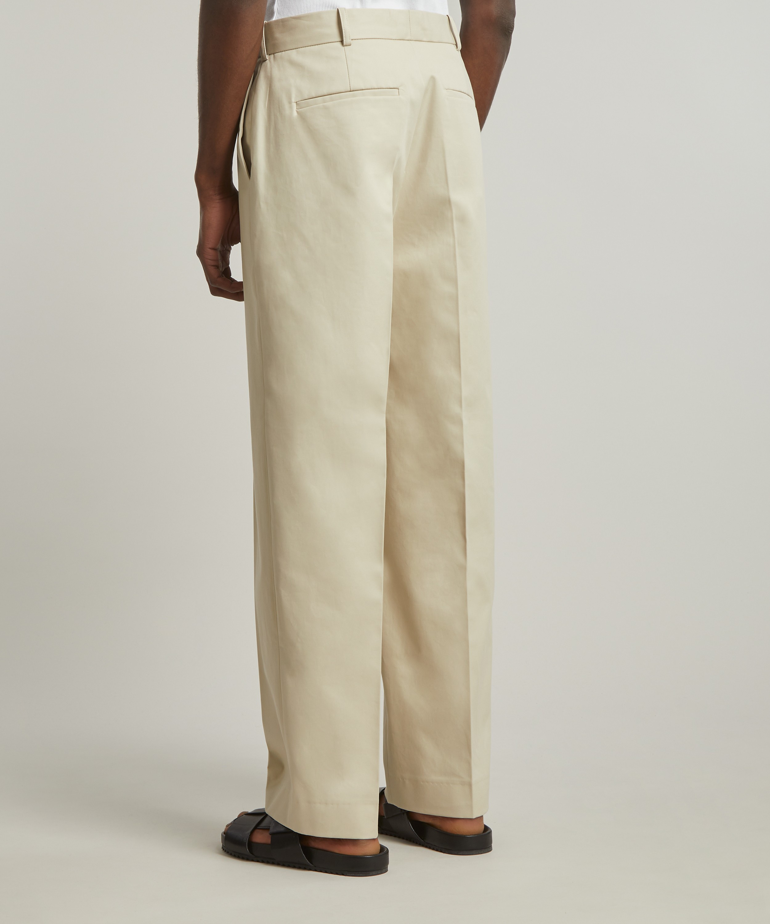Róhe - Wide Leg Chino Trousers image number 3