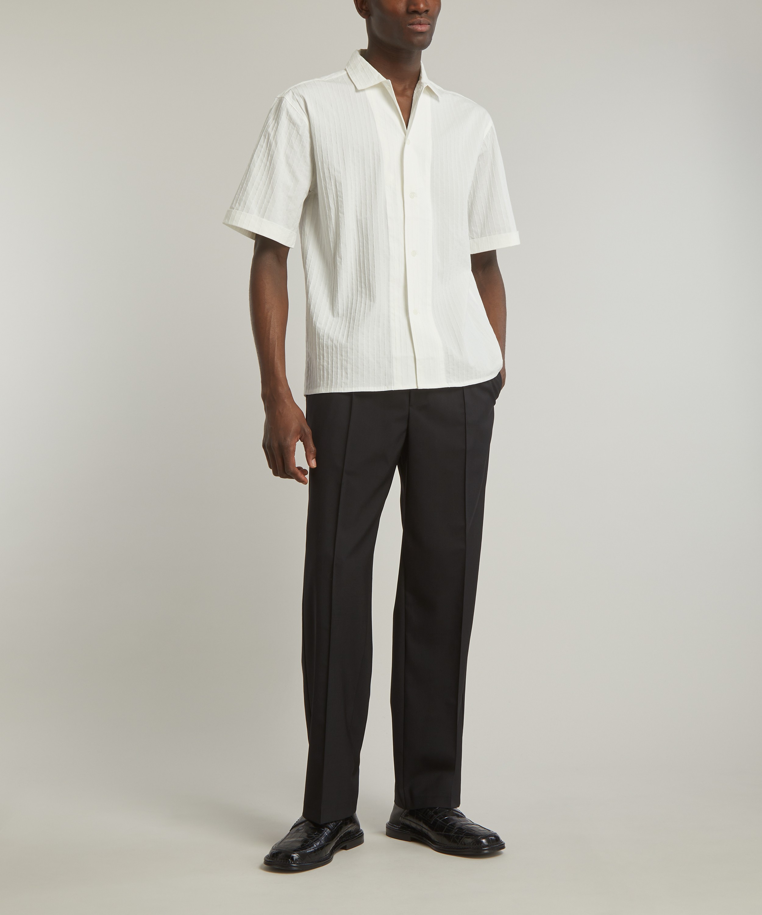 Róhe - Structured Short-Sleeve Shirt image number 1