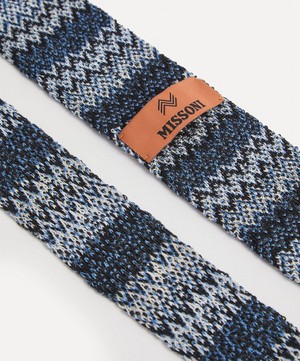 Missoni - Tonal Zig Zag Knit Tie image number 2
