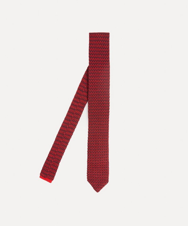 Missoni - Tonal Mini Zig Zag Knit Tie