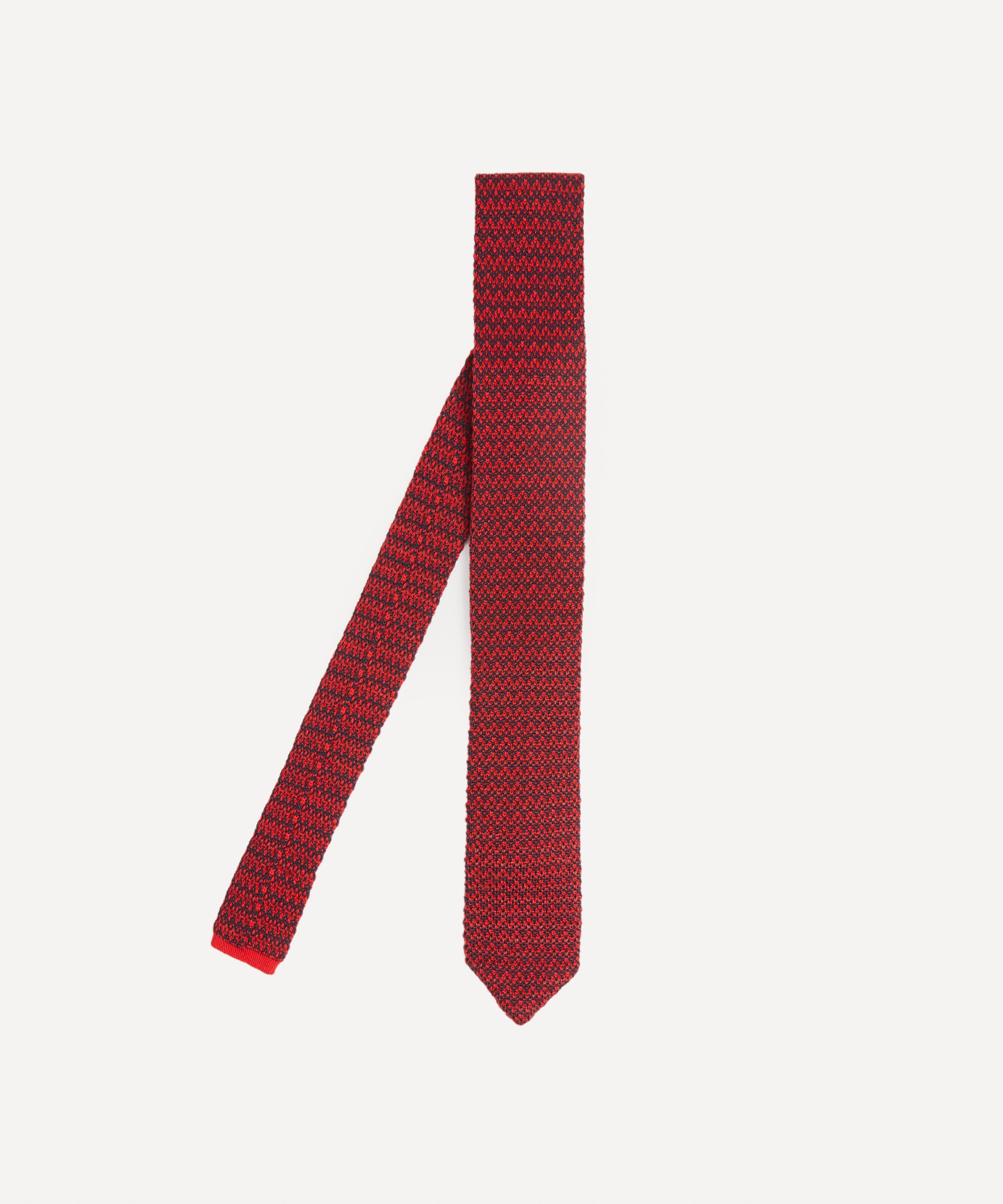 Missoni - Tonal Mini Zig Zag Knit Tie image number 0