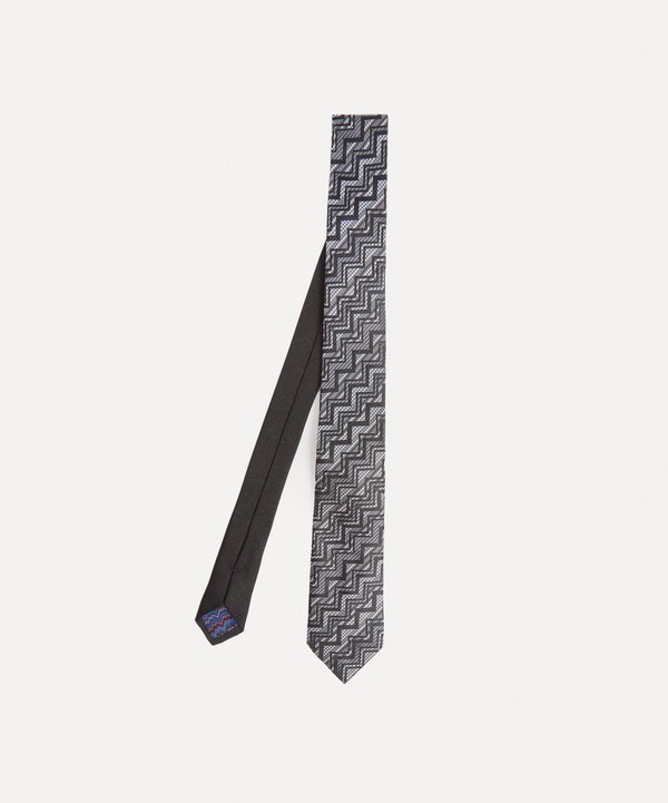Missoni - Tonal Stripe and Zig Zag Silk Tie