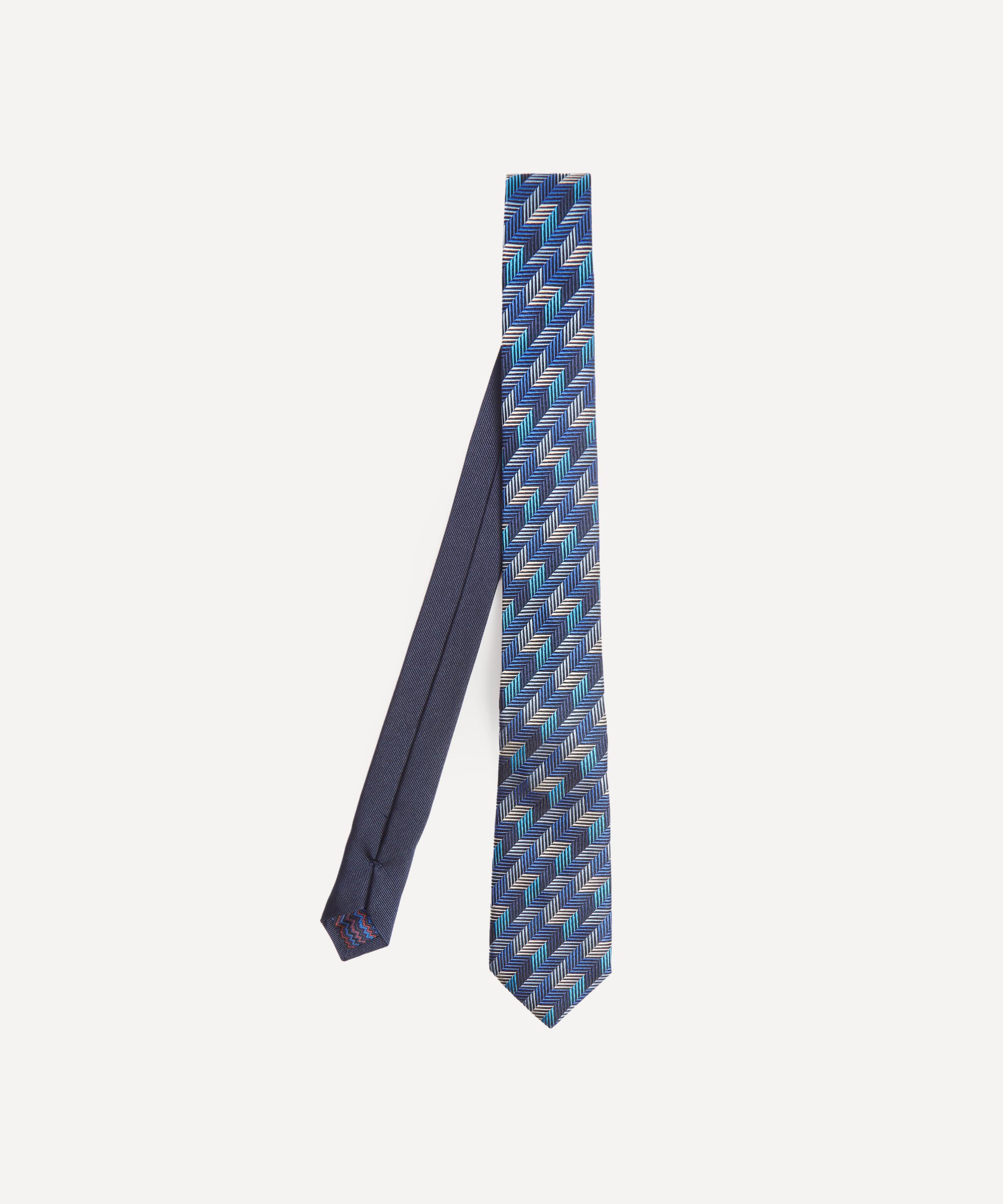 Missoni - Graphic Zig Zag Silk Tie image number 0