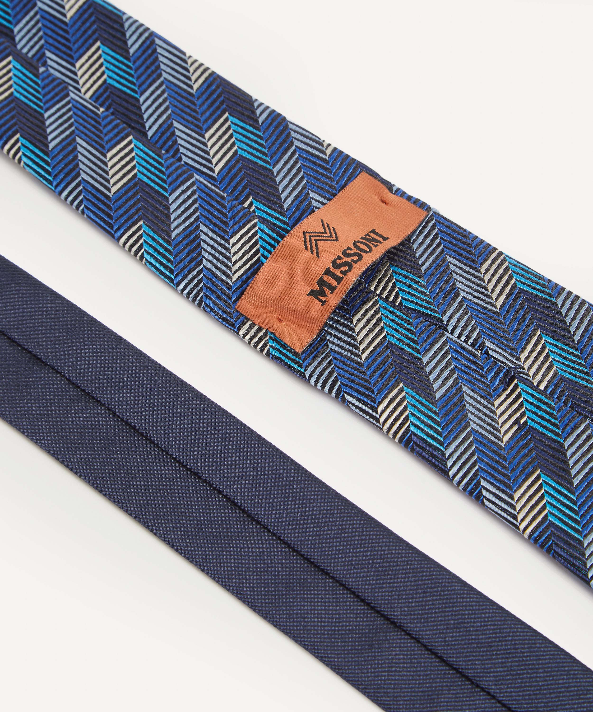 Missoni - Graphic Zig Zag Silk Tie image number 2