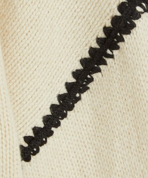 Toteme - Embroidered Cashmere Knit Jumper image number 1