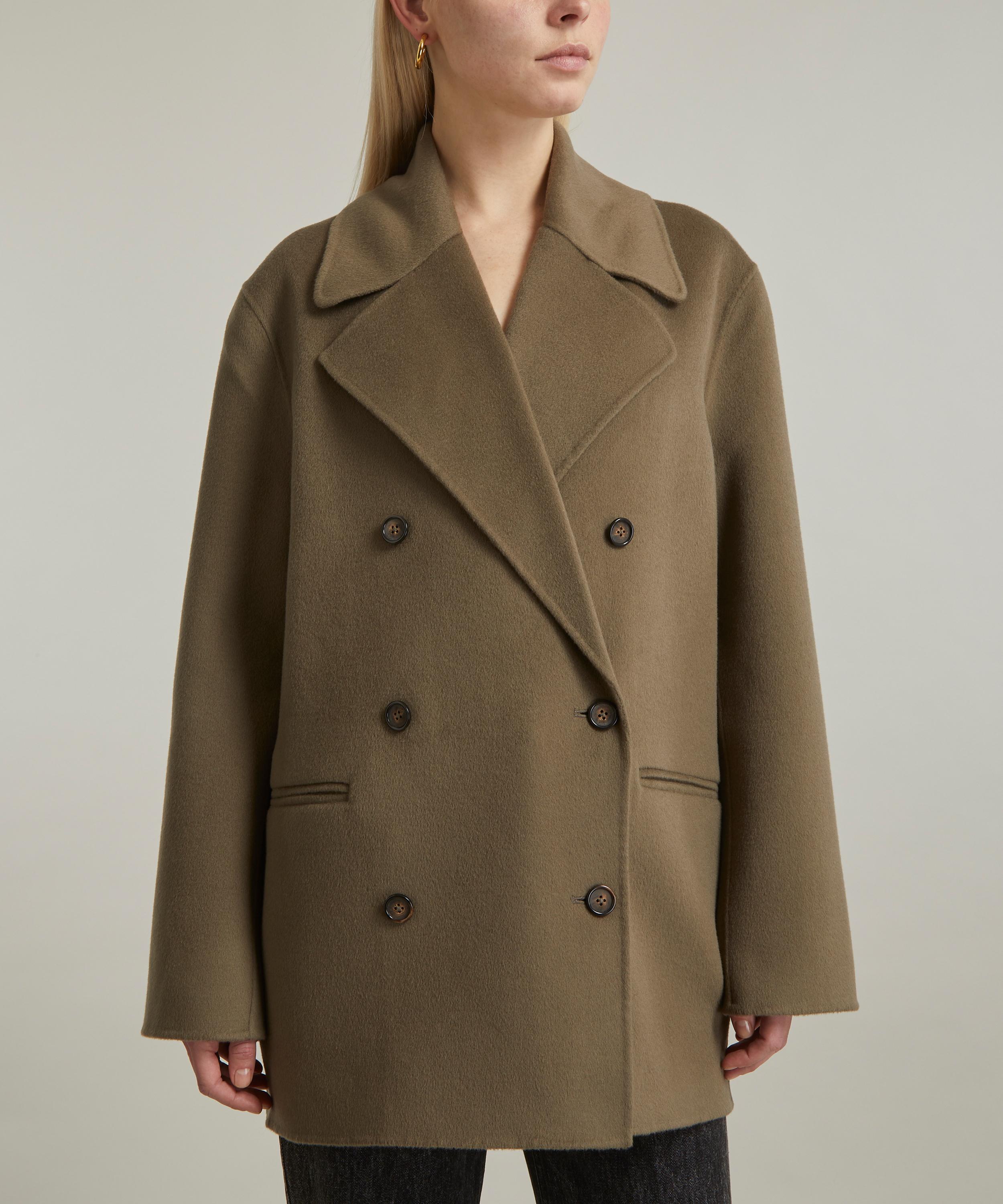 Toteme - Wool Doublé Pea Coat image number 