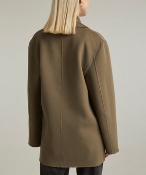Toteme - Wool Doublé Pea Coat image number 3