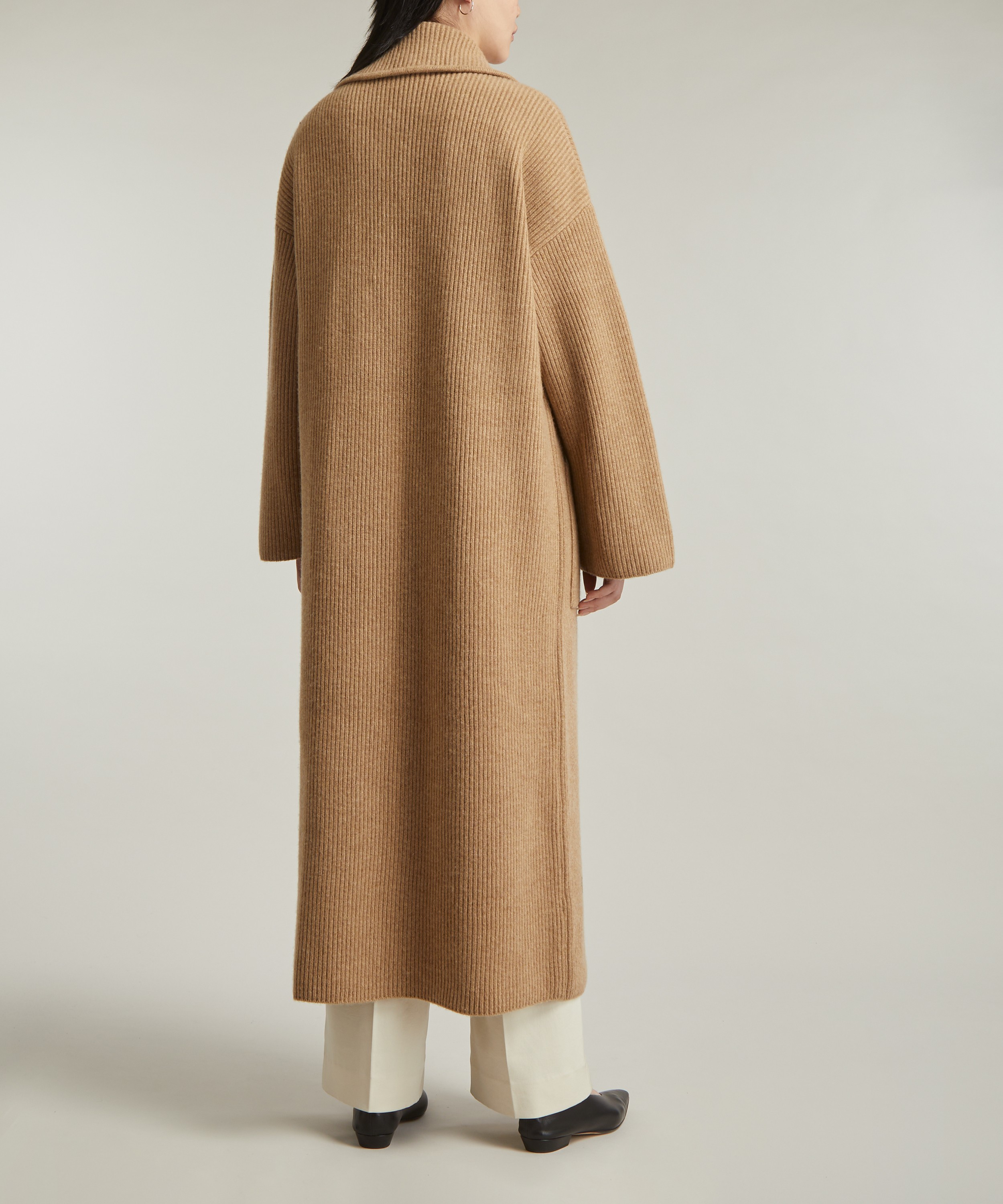 Toteme - Rib Knit Cardigan Coat image number 3