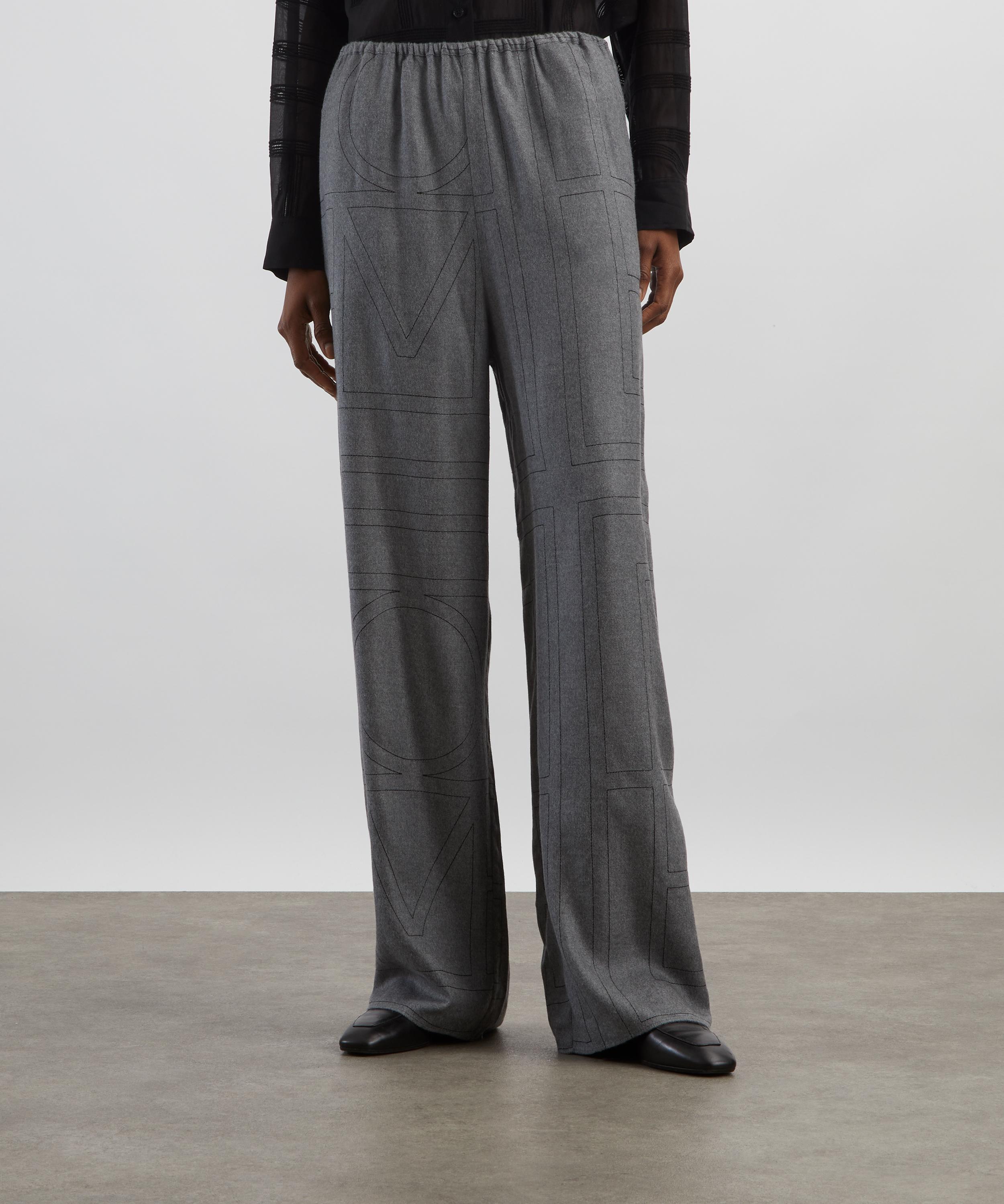 Toteme - Monogram Flannel PJ Bottoms image number 2
