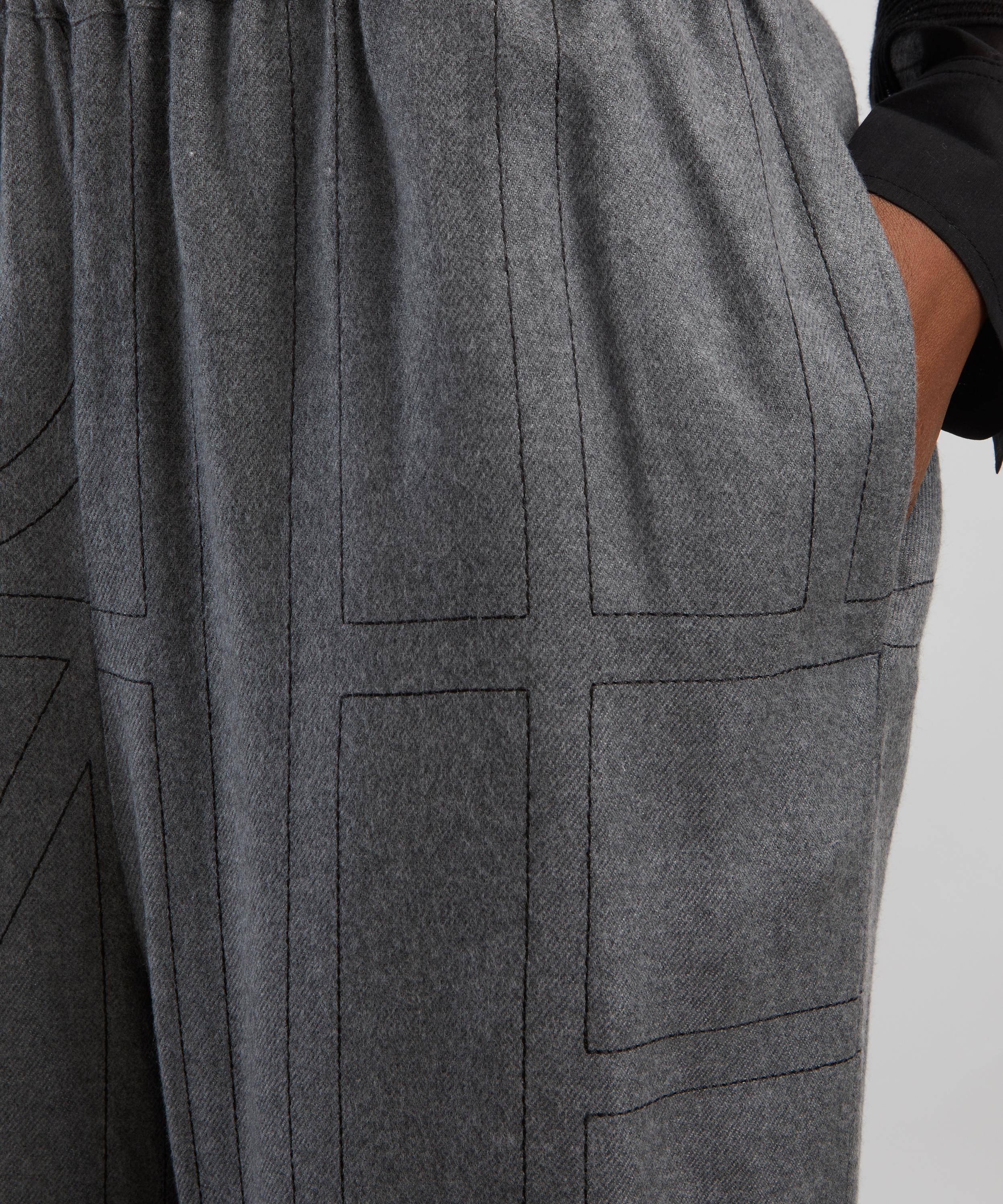 Toteme - Monogram Flannel PJ Bottoms image number 4