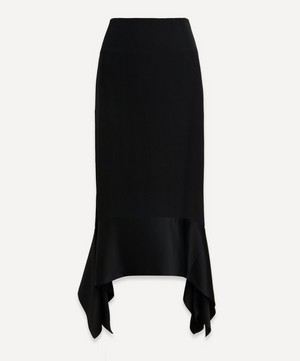 Toteme - Satin-Sash Crepe Skirt image number 0