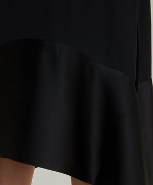 Toteme - Satin-Sash Crepe Skirt image number 4