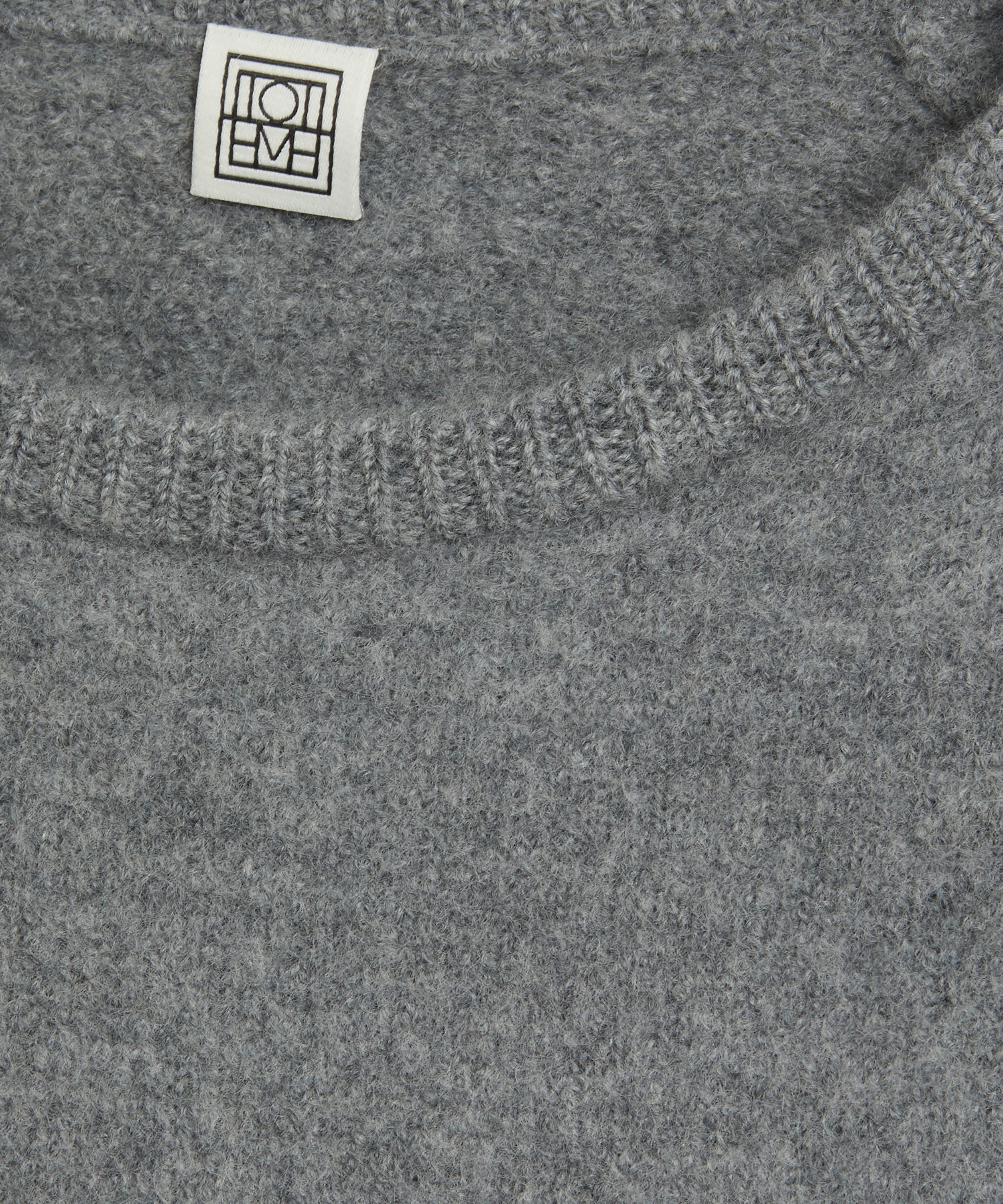 Toteme - Crew-Neck Wool Knit Sweater image number 1