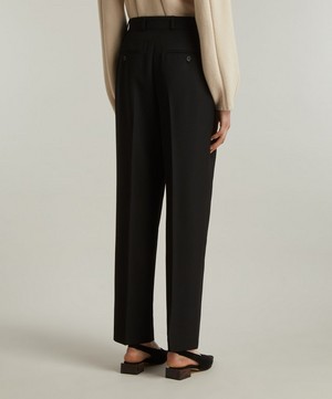 Toteme - Double-Pleated Tailored Trousers image number 3