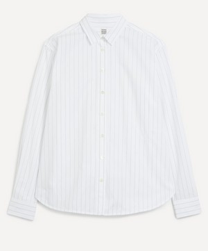 Toteme - Signature Cotton Pinstripe Shirt image number 0