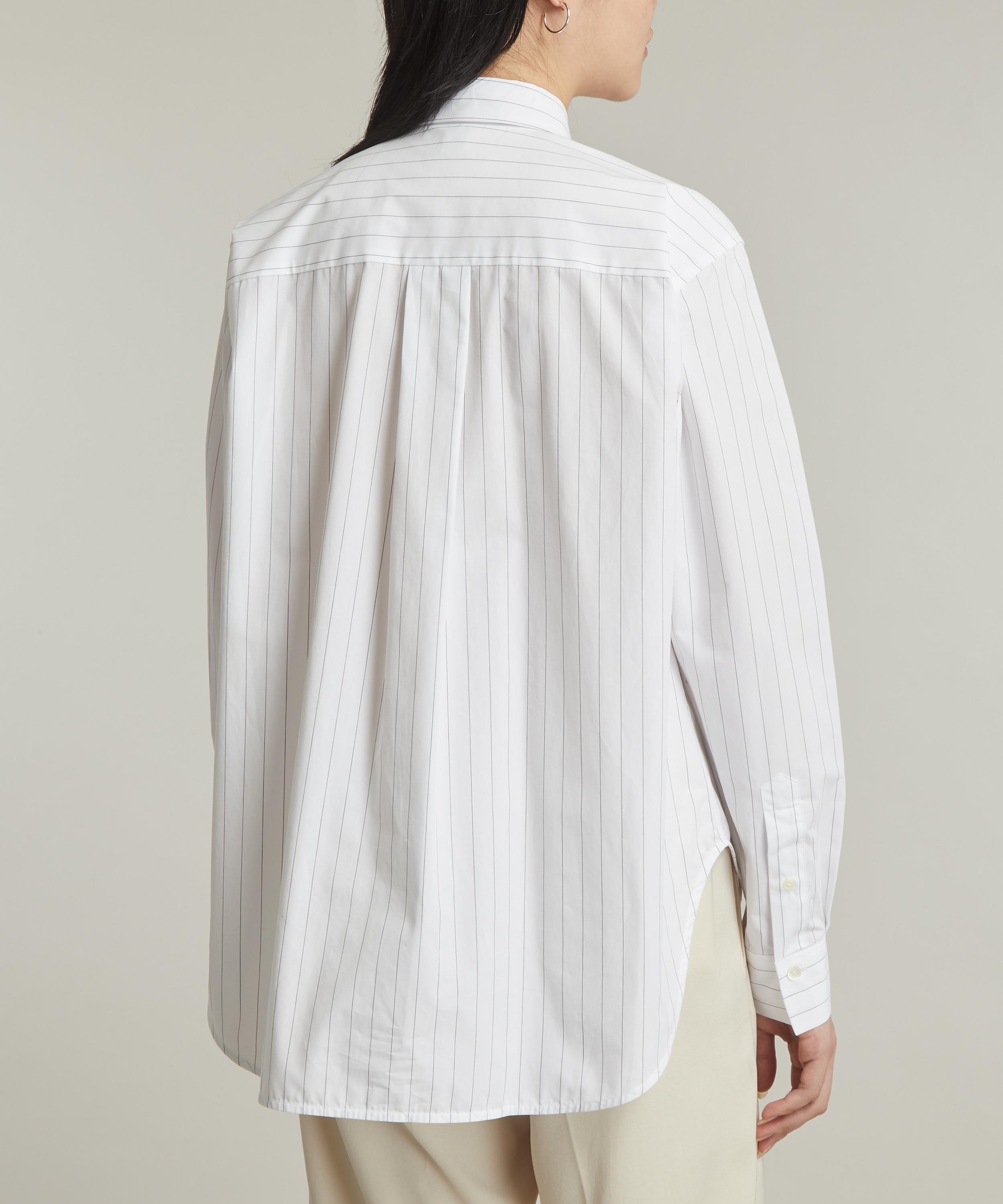Toteme - Signature Cotton Pinstripe Shirt image number 3