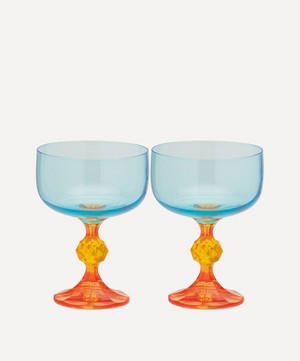 Anna + Nina - Set of Two Paradise Cocktail Glasses image number 0