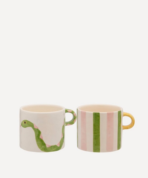 Anna + Nina - Serpent and Ribbon Mug Set of Two