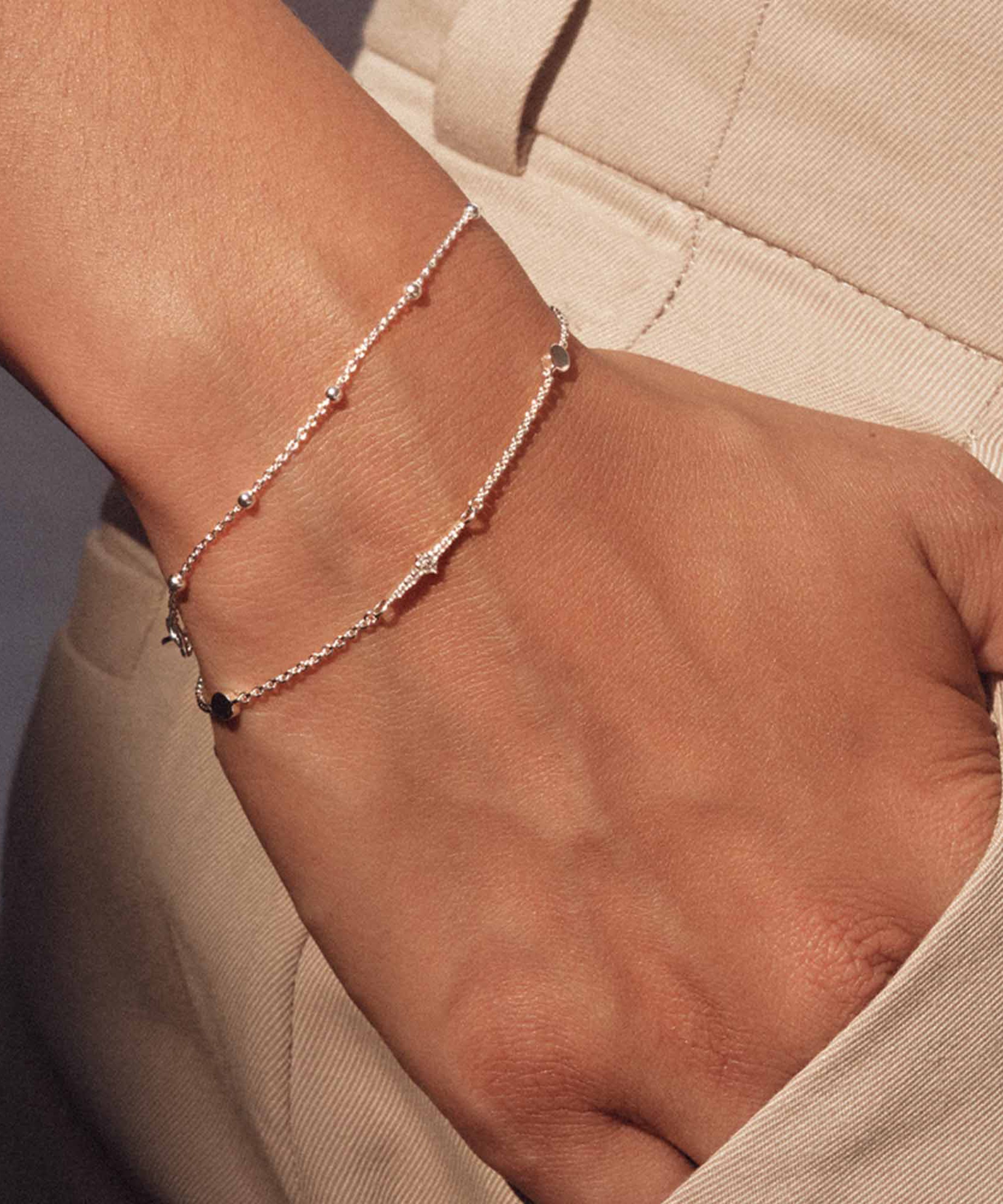 Astley Clarke - Sterling Silver Luna Light Bracelet image number 1
