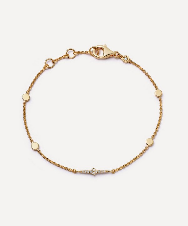 Astley Clarke - 18ct Gold-Plated Vermeil Silver Luna Light Bracelet image number null