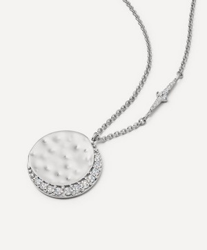 Astley Clarke - Sterling Silver Luna Crescent Pendant Necklace image number 2