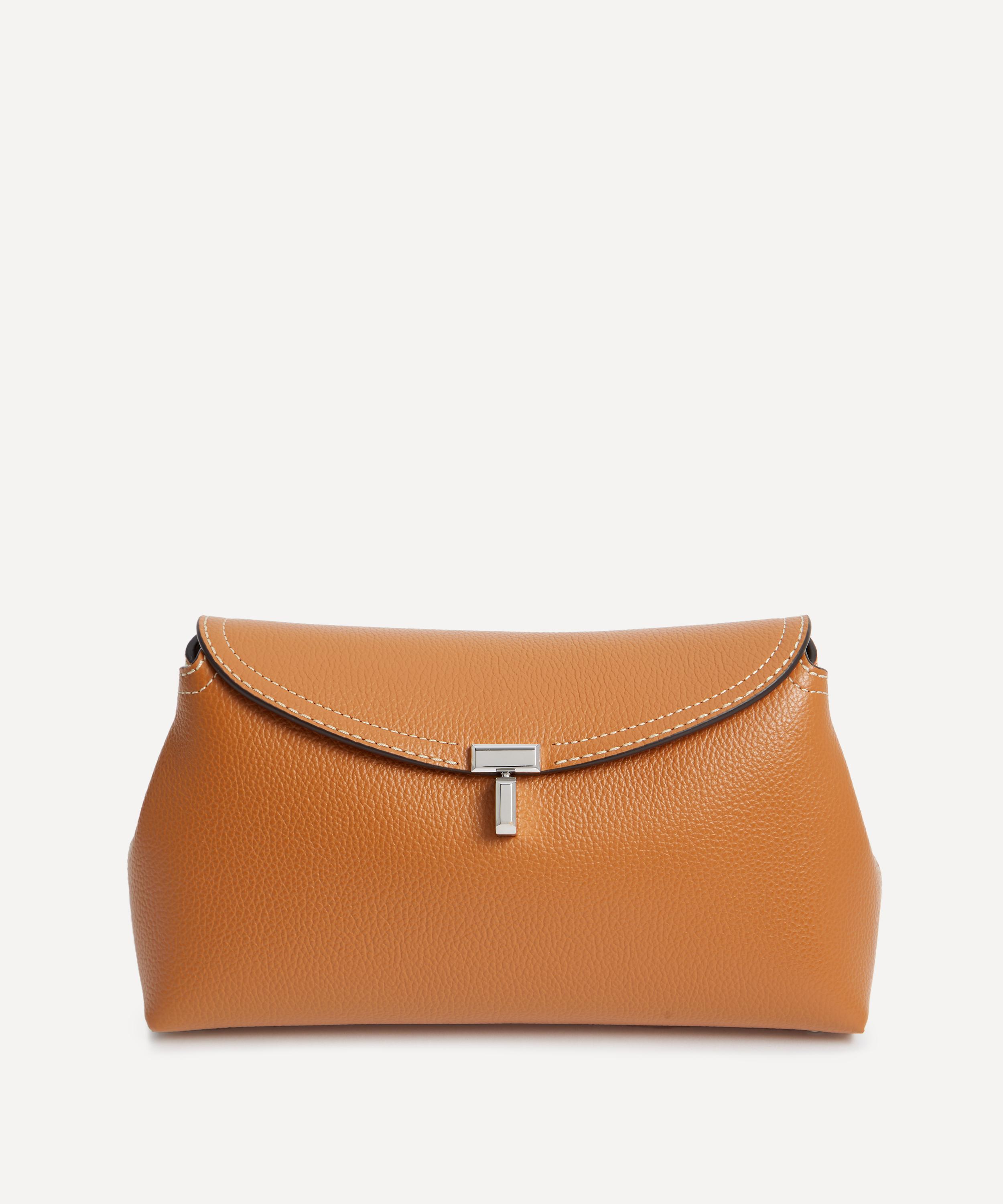 Toteme - T-Lock Leather Clutch