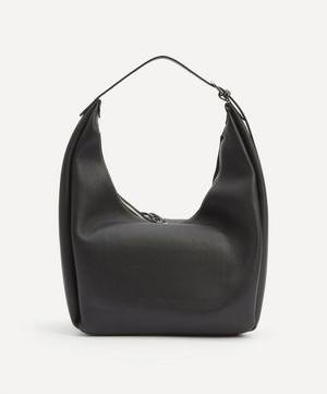 Toteme - Belt Hobo Black Grain Leather Shoulder Bag image number 3