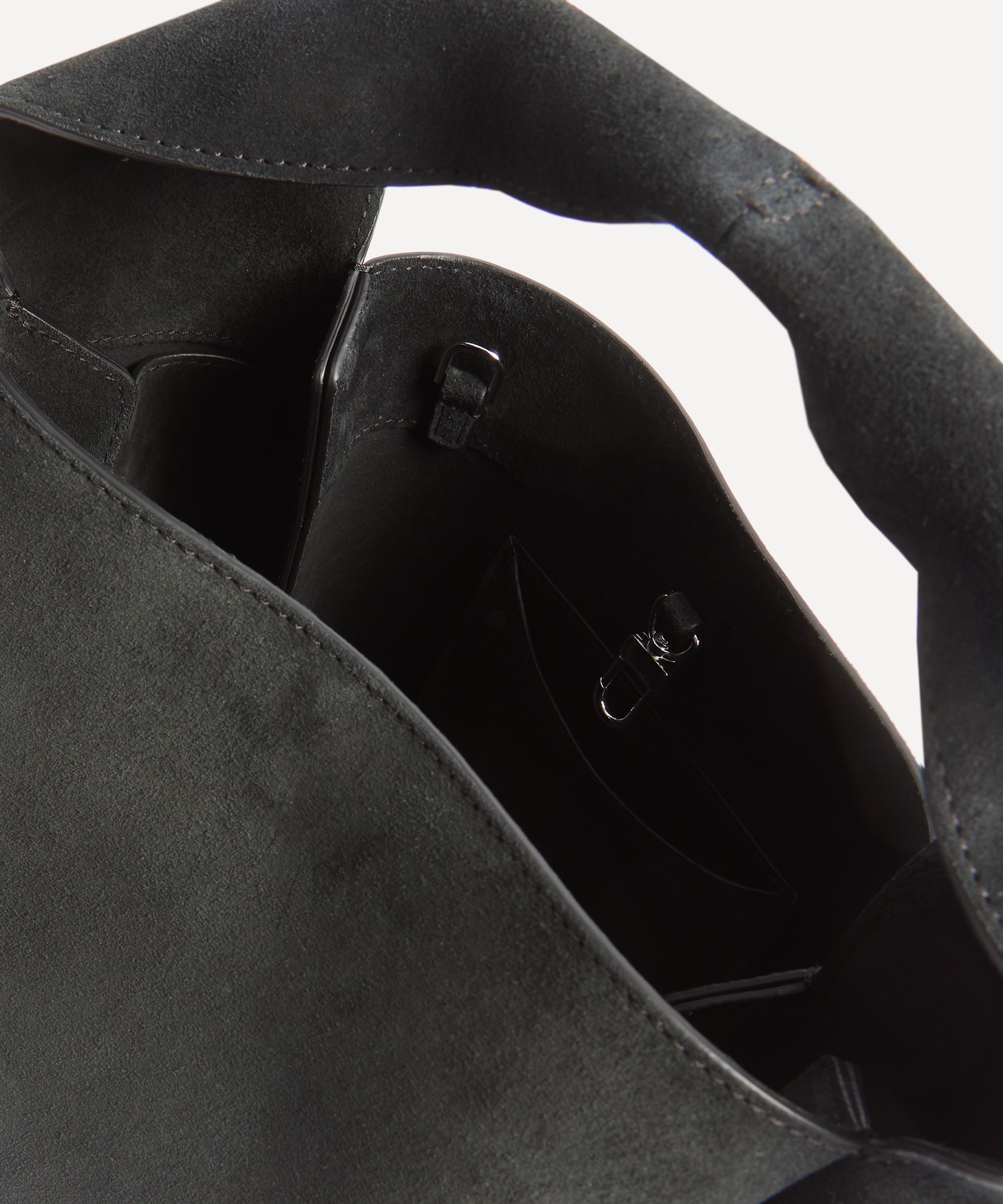 Toteme - Suede Bucket Top Handle Bag image number 3