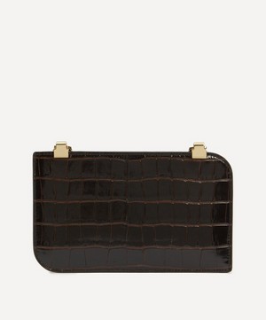 Toteme - Embossed Leather Chain Clutch Bag image number 2
