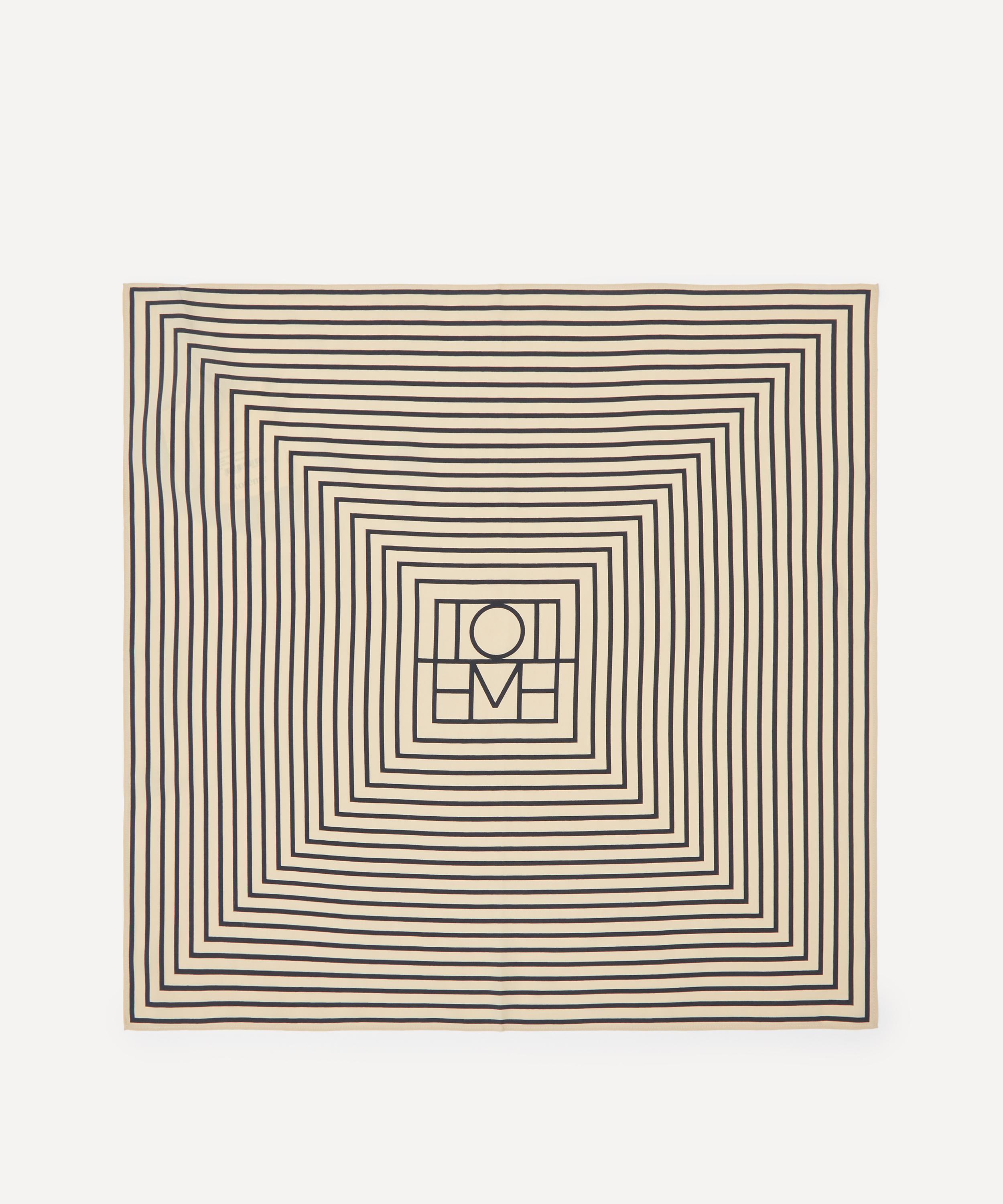 Toteme - Signature Monogram Silk Scarf image number 0