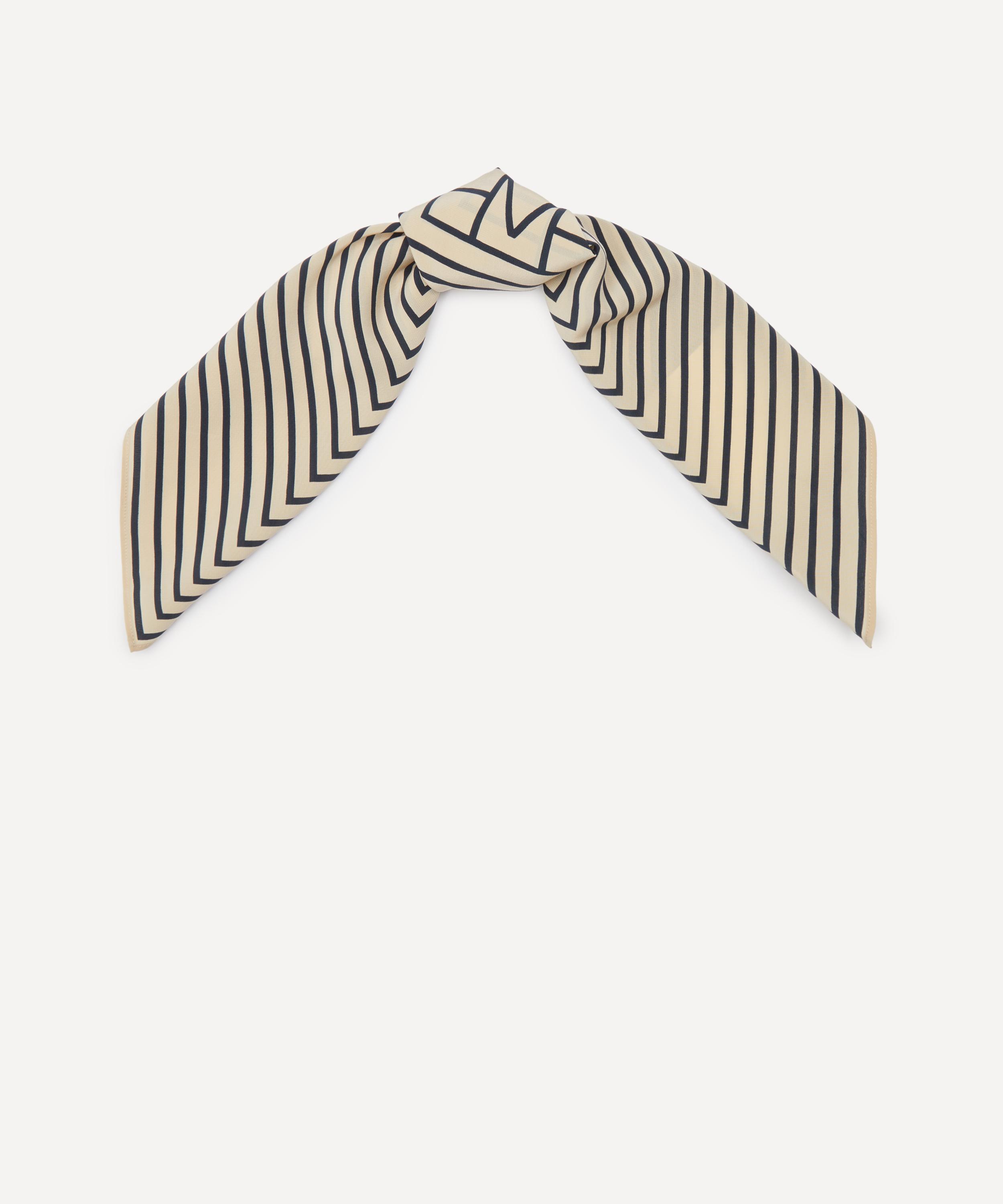 Toteme - Signature Monogram Silk Scarf image number 1