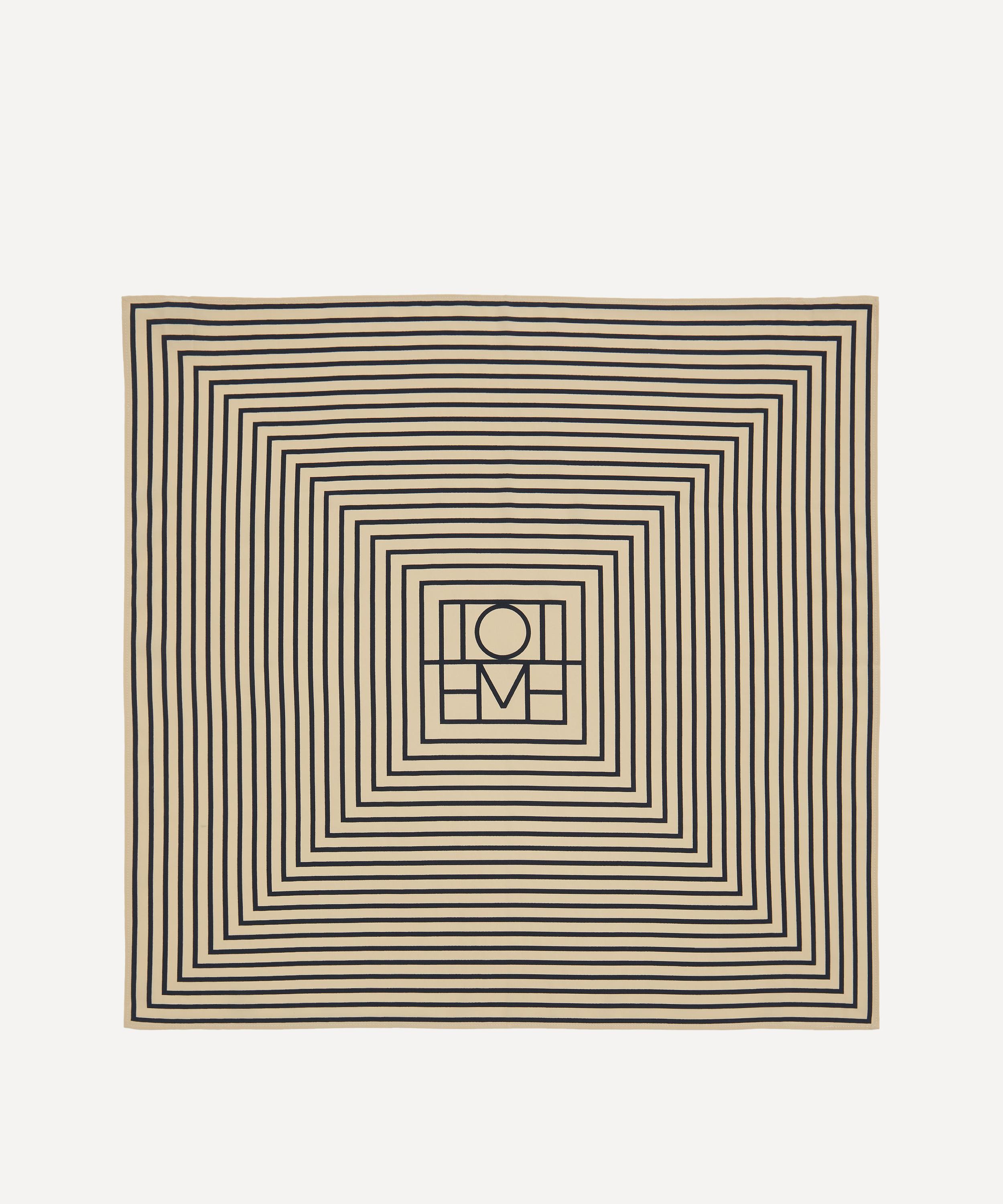 Toteme - Signature Monogram Silk Scarf image number 1