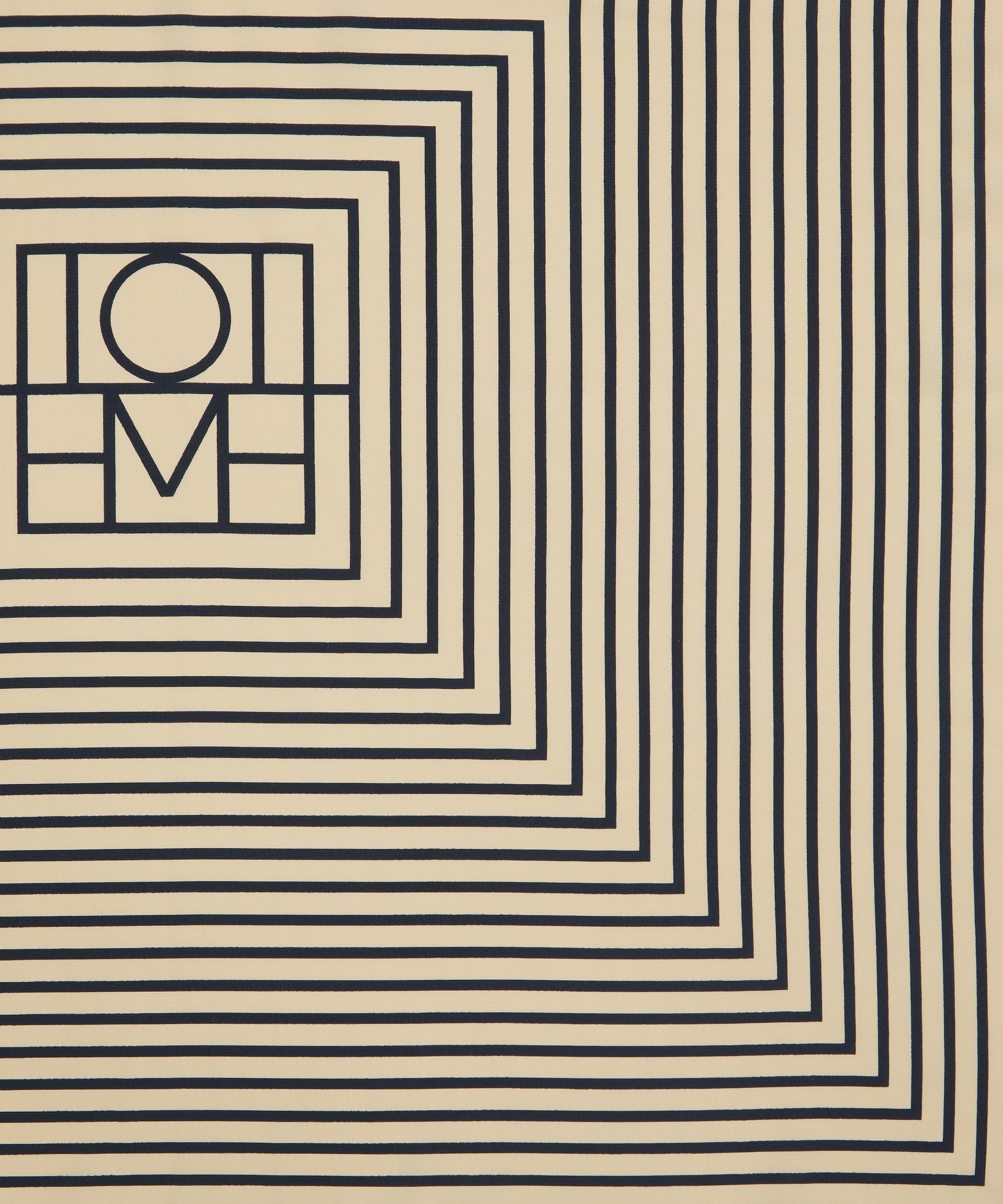 Toteme - Signature Monogram Silk Scarf image number 2