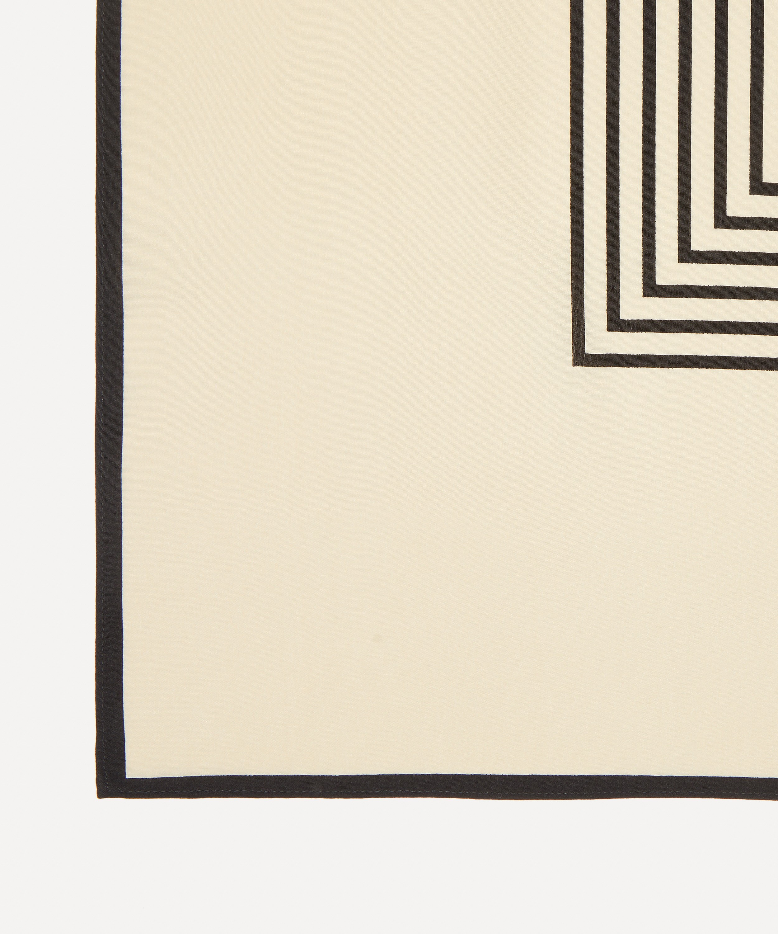 Toteme - Centred Monogram Silk Scarf image number 2