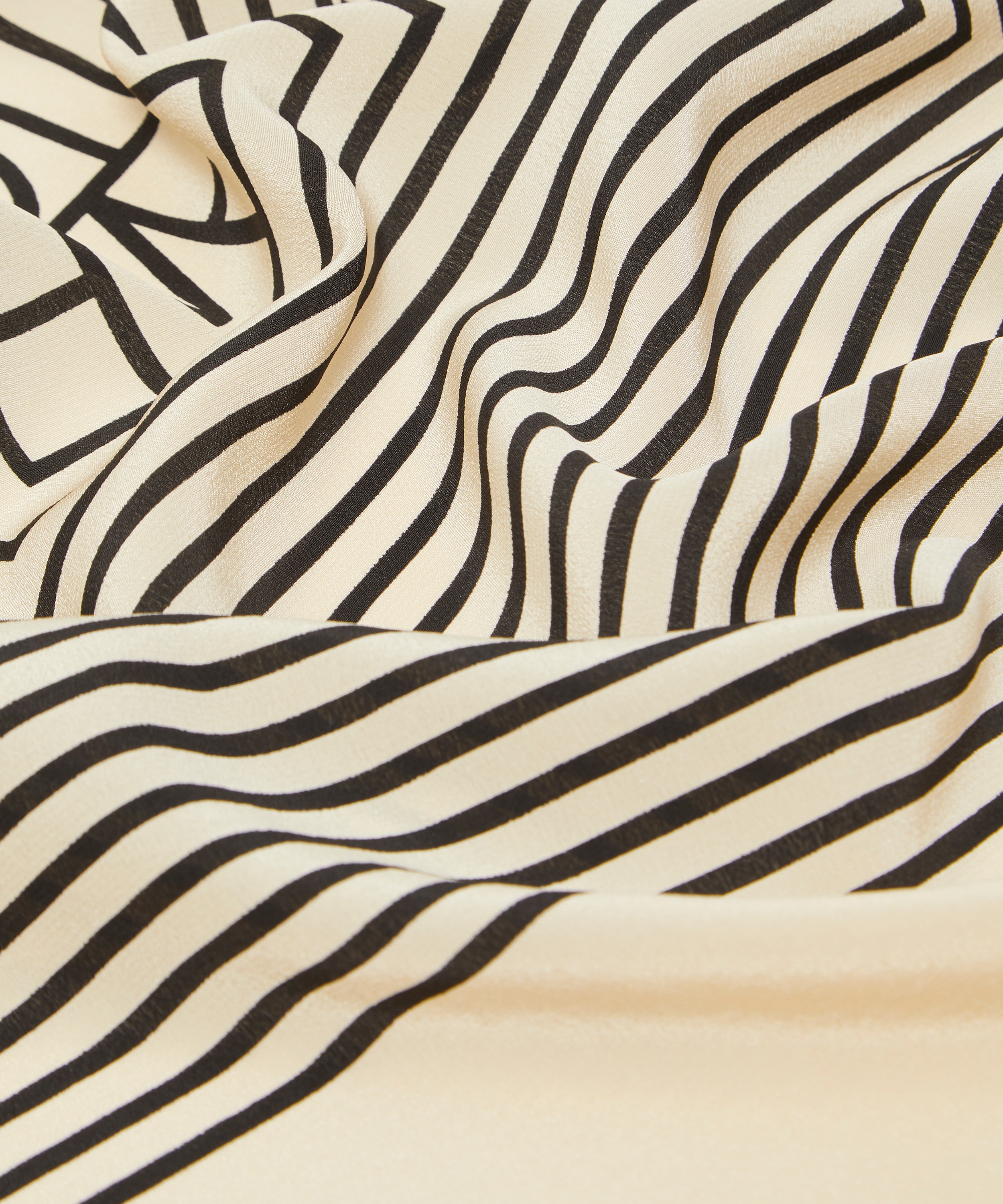 Toteme - Centred Monogram Silk Scarf image number 3