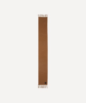 Toteme - Fringed Leather Patch Scarf image number 1