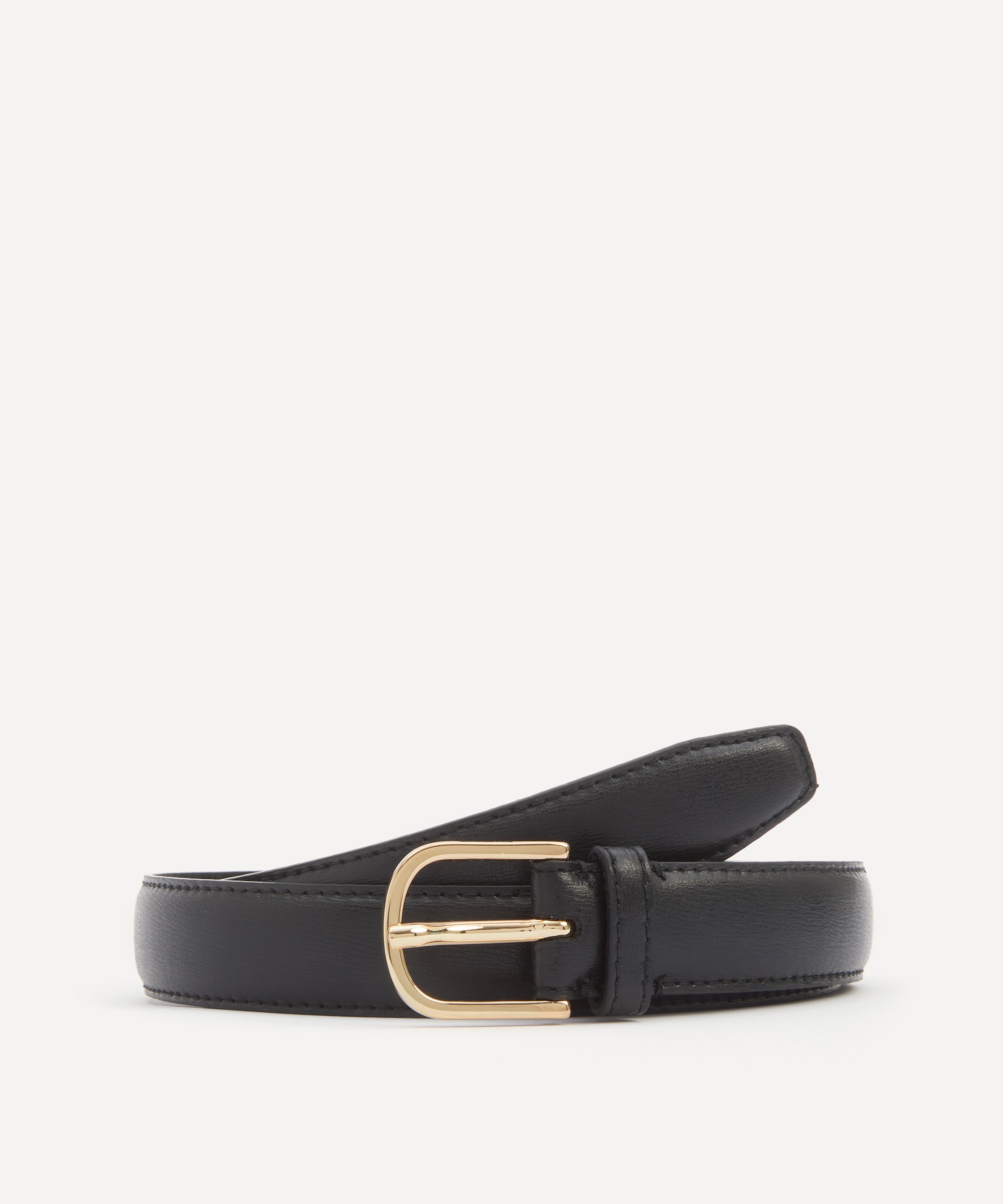 Toteme - Slim Black Leather Trouser Belt