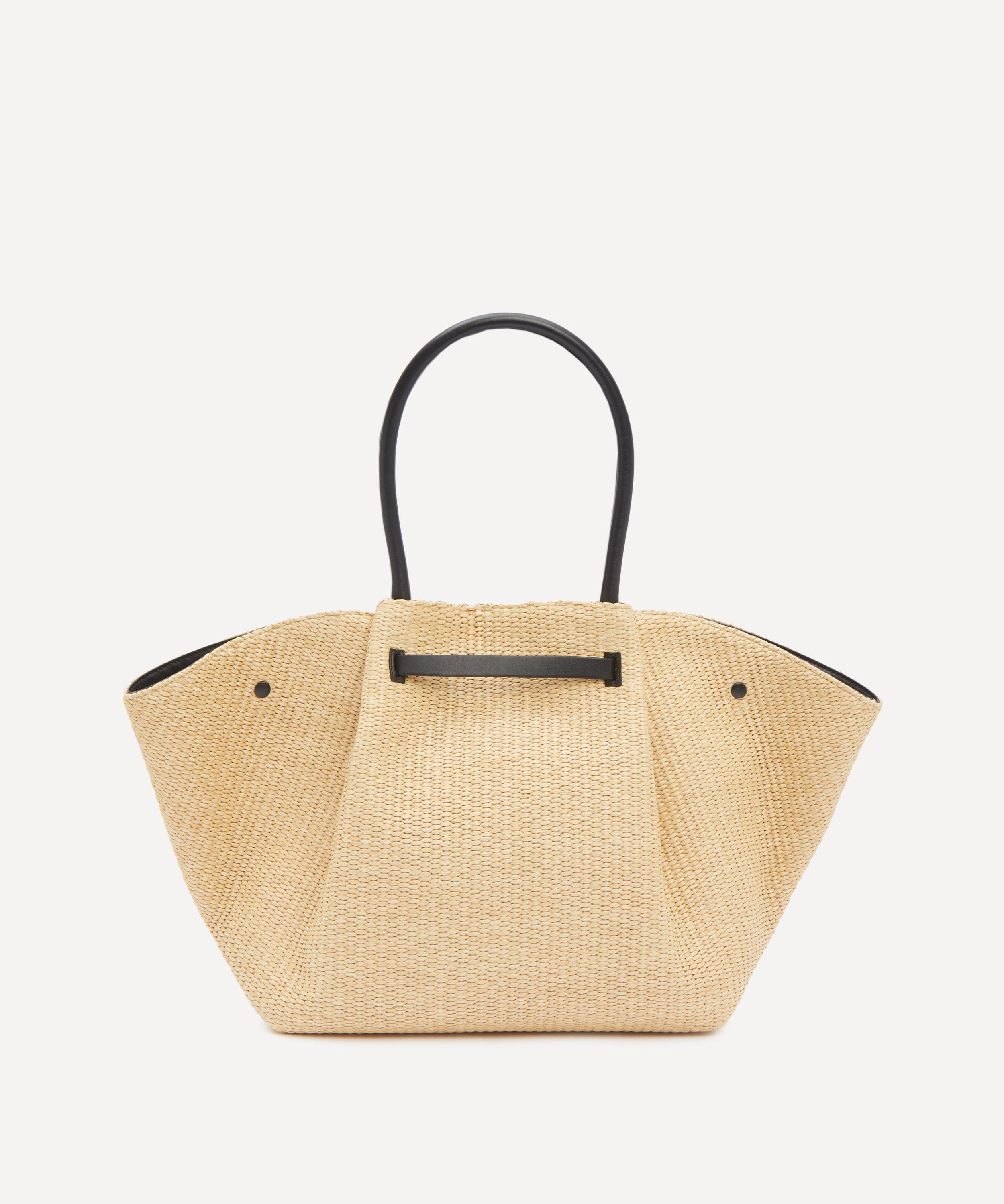 DeMellier - Midi New York Raffia Tote Bag image number 3