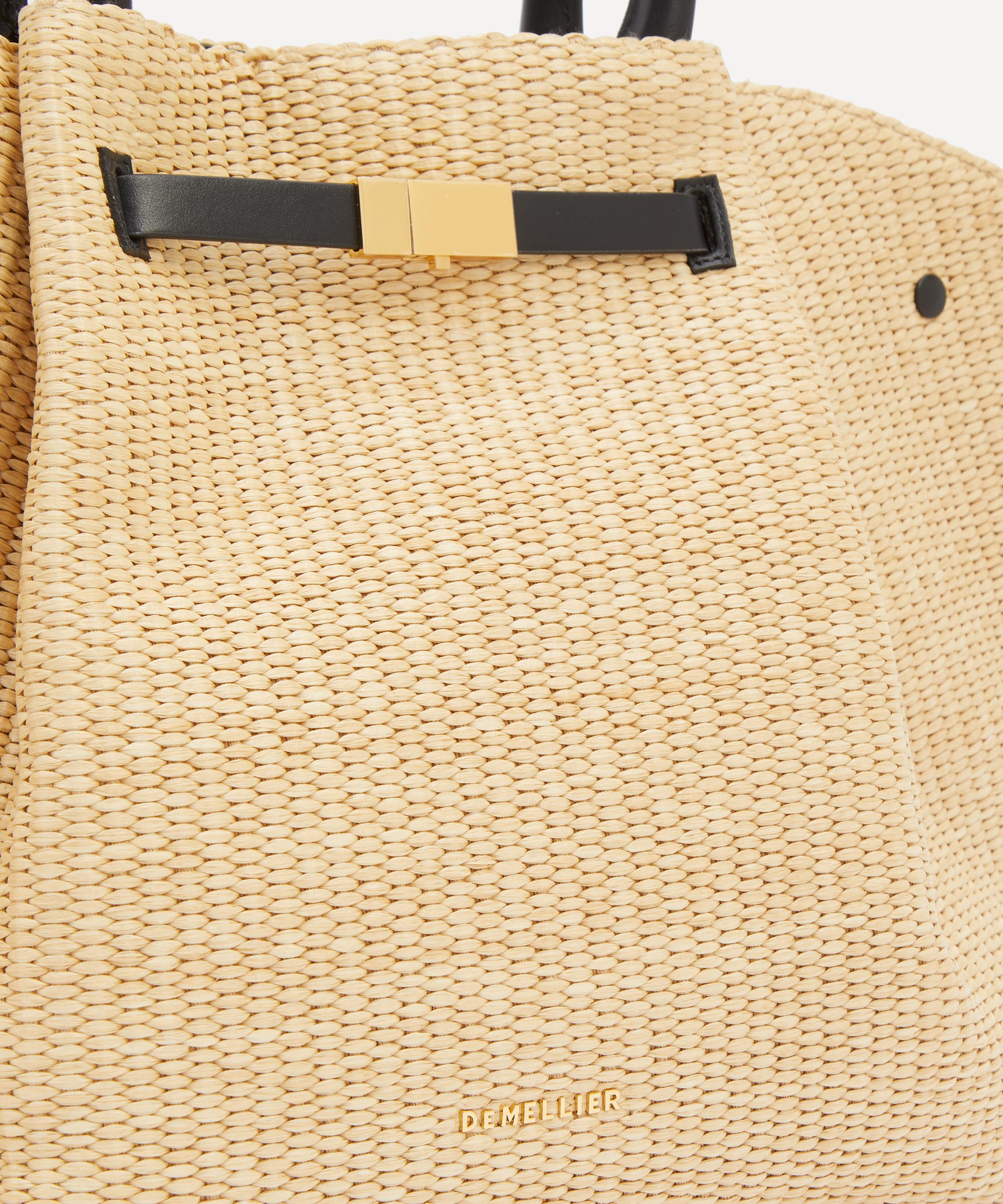 DeMellier - Midi New York Raffia Tote Bag image number 4